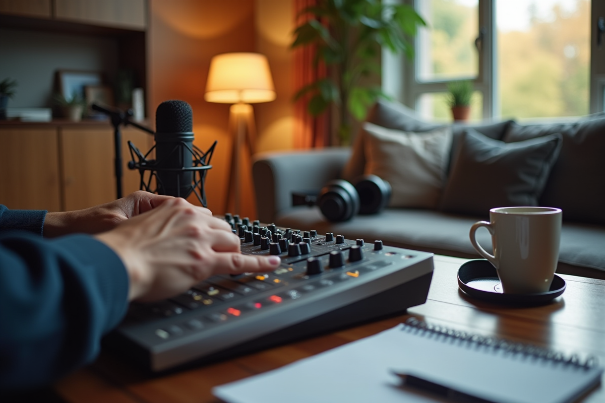 microphone début