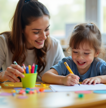Devenir AESH : formations clés et étapes à franchir Environnement scolaire soutenant un élève avec besoins spéciaux